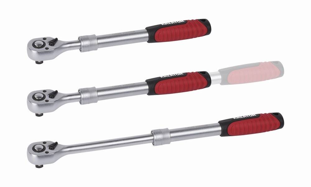 Obrázek k výrobku 15568 - 1/2" Teleskopická ráčna 72T