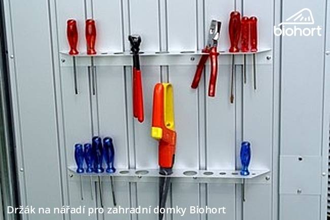 Obrázek k výrobku 38387 - Biohort Držák nářadí, šedý křemen metalíza, 2 kusy v balení .