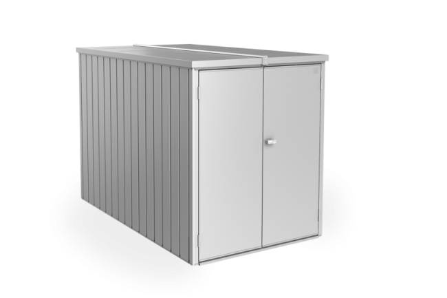 Obrázek k výrobku 40943 - Biohort MiniGarage 122 x 203 x 145, stříbrná metalíza .