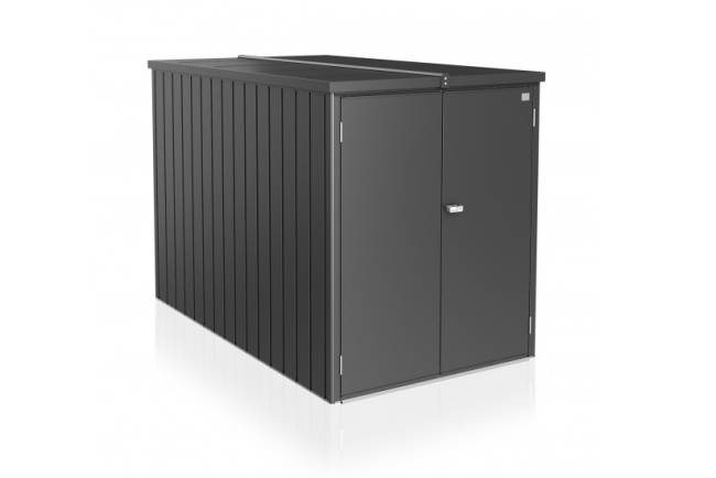 Obrázek k výrobku 40944 - Biohort MiniGarage 122 x 203 x 145, tmavě šedá metalíza .