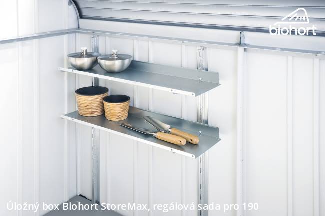 Obrázek k výrobku 38558 - Biohort Regálová sada StoreMax® 190 .