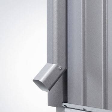 Obrázek k výrobku 38421 - Biohort Sada okapových svodů pro EUROPA, šedý křemen metalíza, 2 kusy .