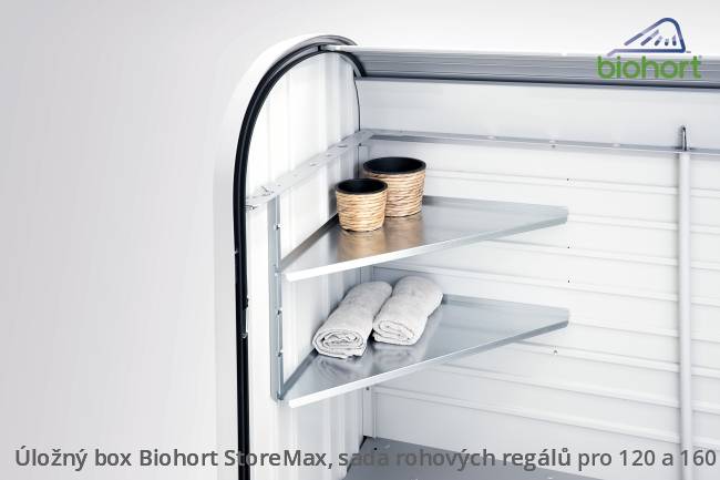Obrázek k výrobku 38555 - Biohort Sada rohových regálů StoreMax® .