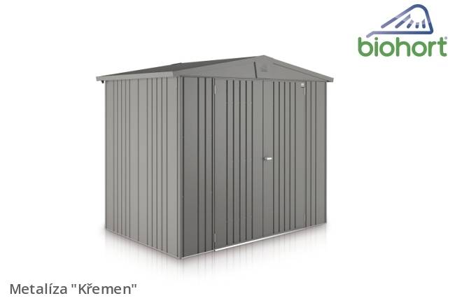 Obrázek k výrobku 38477 - Biohort Zahradní domek EUROPA 3, šedý křemen metalíza .