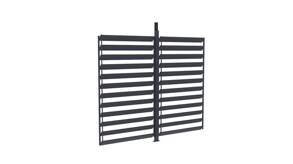 Obrázek k výrobku 92024 - boční lamelová zástěna 3,0 m k pergole LANITPLAST BIOCLIMATIC BASIC LG4294