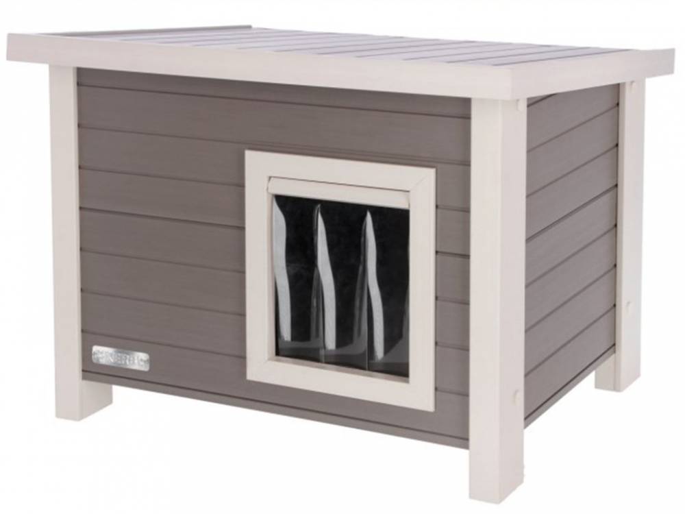 Obrázek k výrobku 81236 - Bouda pro kočky z EKO plastu KERBL ELI 57 x 45 x 43 cm