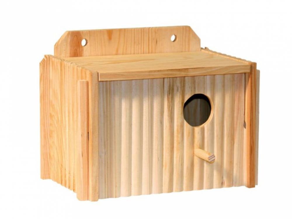 Obrázek k výrobku 81254 - Budka hnízdní pro malé ptactvo KERBL 21 x 13 x 13 cm