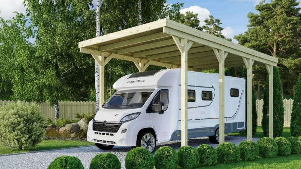 Obrázek k výrobku 80132 - carport KARIBU CARAVAN 25965 LG3393
