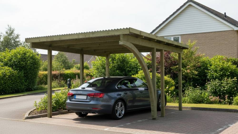 Obrázek k výrobku 54167 - carport KARIBU ECO 1B 62025