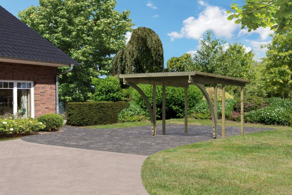 Obrázek k výrobku 54170 - carport KARIBU ECO 1C 62027