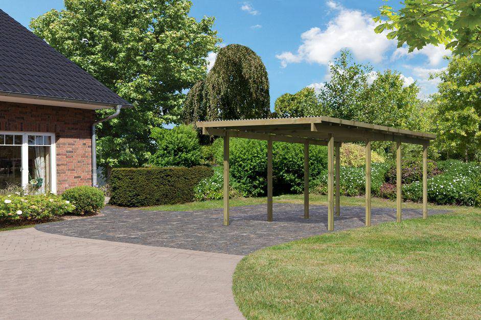 Obrázek k výrobku 22059 - carport KARIBU ECO 2A 62029