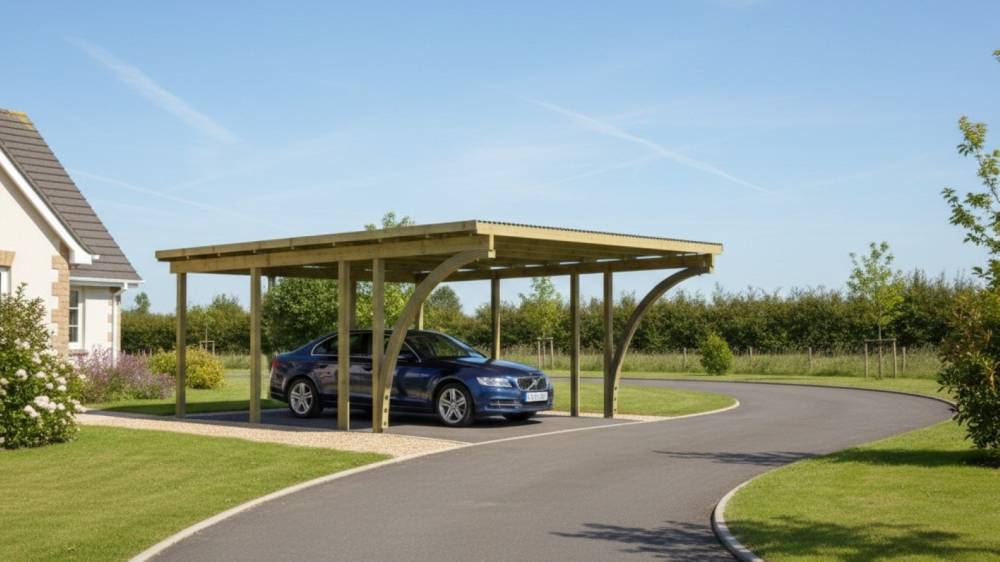 Obrázek k výrobku 54173 - carport KARIBU ECO 2C 62033