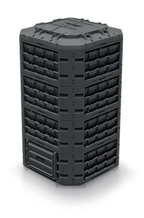 Obrázek k výrobku 93624 - COMPOGREEN VARIO KOMPOSTÉR 1250L ČERNÝ