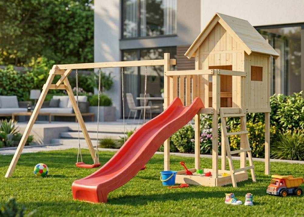 Obrázek k výrobku 53945 - dětské hřiště KARIBU FRIEDA 91181