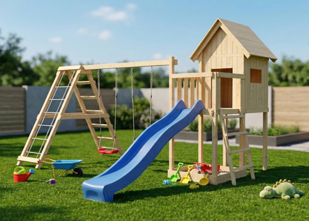 Obrázek k výrobku 53952 - dětské hřiště KARIBU FRIEDA 91184