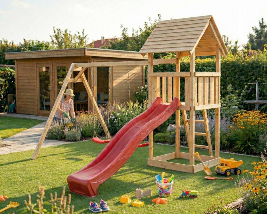 Obrázek k výrobku 53919 - dětské hřiště KARIBU LOTTI 89346