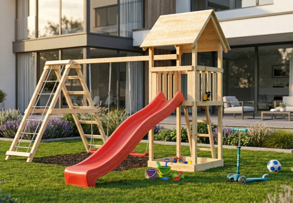 Obrázek k výrobku 53923 - dětské hřiště KARIBU LOTTI 89350