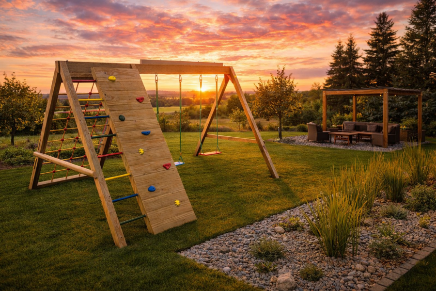 Obrázek k výrobku 21927 - DĚTSKÉ HŘIŠTĚ Monkey´s Home LÁDÍK C .