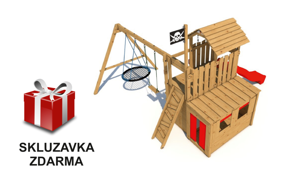 Obrázek k výrobku 52708 - Dětské hřiště Monkey´s Home Velký pirát JOLLY .