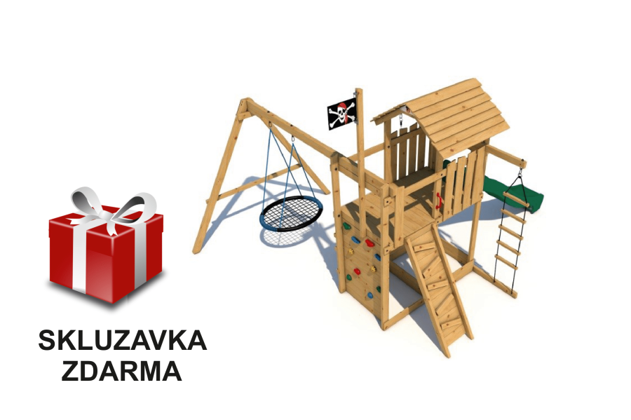 Obrázek k výrobku 52704 - Dětské hřiště Monkey´s Home Velký pirát NICK .