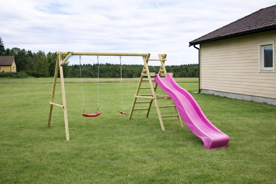 Obrázek k výrobku 48992 - Dětské hřiště s houpačkou Imprest HOLGER 360x195x230cm