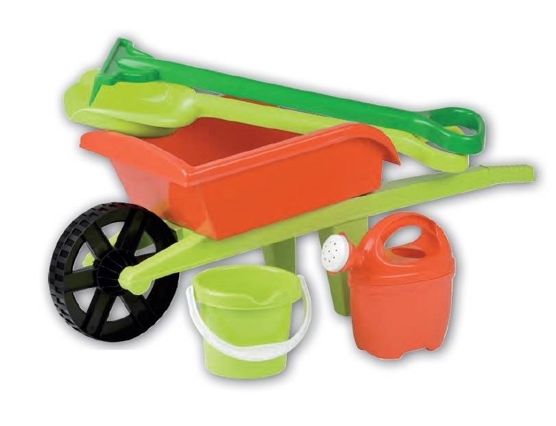 Obrázek k výrobku 93685 - Dětské kolečko s nářadím na zahradu