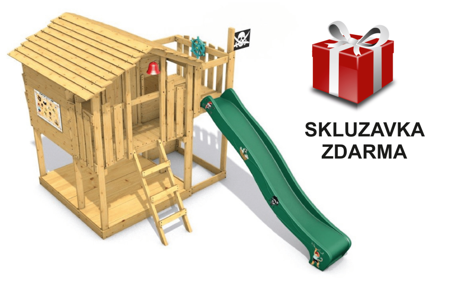 Obrázek k výrobku 62561 - Dětský domeček Monkey´s Home Chatrč pirát Spot