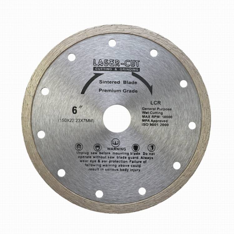 Obrázek k výrobku 62985 - Diamantový kotouč celoobvodový 150 x 22,23 x 7mm LCR