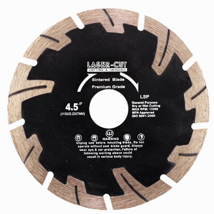 Obrázek k výrobku 62993 - Diamantový kotouč segmentový 115 x 22,23 x 7mm LSP