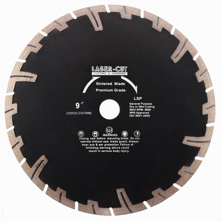 Obrázek k výrobku 62999 - Diamantový kotouč segmentový 230 x 22,23 x 7mm LSP