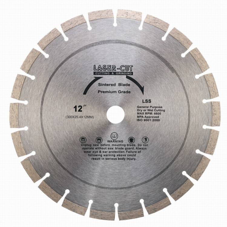 Obrázek k výrobku 62994 - Diamantový kotouč segmentový 300 x 25,4 x 12mm LSS