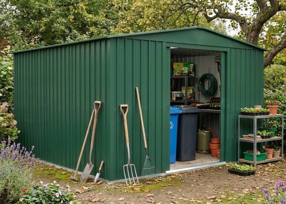 Obrázek k výrobku 71393 - domek GLOBEL 1012 ZELENÝ se střešním oknem LG2500