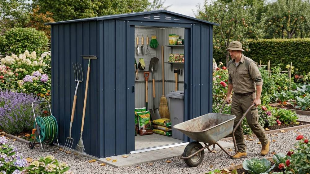 Obrázek k výrobku 71995 - domek GLOBEL 65 ANTRACIT se střešním oknem LG2068