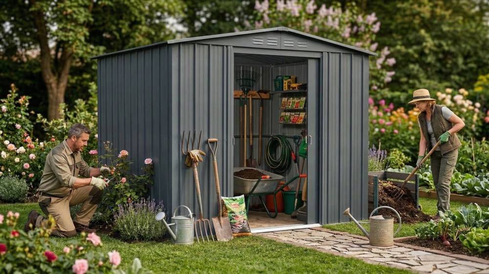 Obrázek k výrobku 71994 - domek GLOBEL 86 ANTRACIT se střešním oknem LG2069