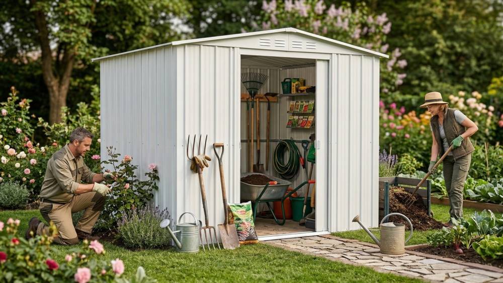 Obrázek k výrobku 71999 - domek GLOBEL 86 STŘÍBRNÝ se střešním oknem LG2073