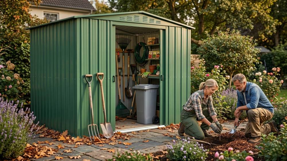 Obrázek k výrobku 72002 - domek GLOBEL 86 ZELENÝ se střešním oknem LG2503