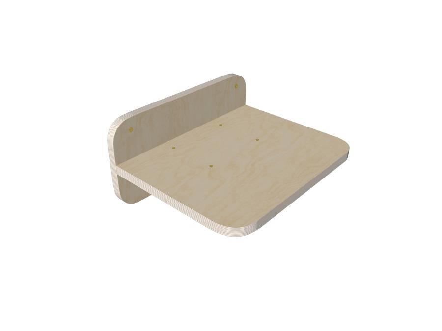 Obrázek k výrobku 54558 - Dřevěná police pro doplnění škrabadla malá 1ks .