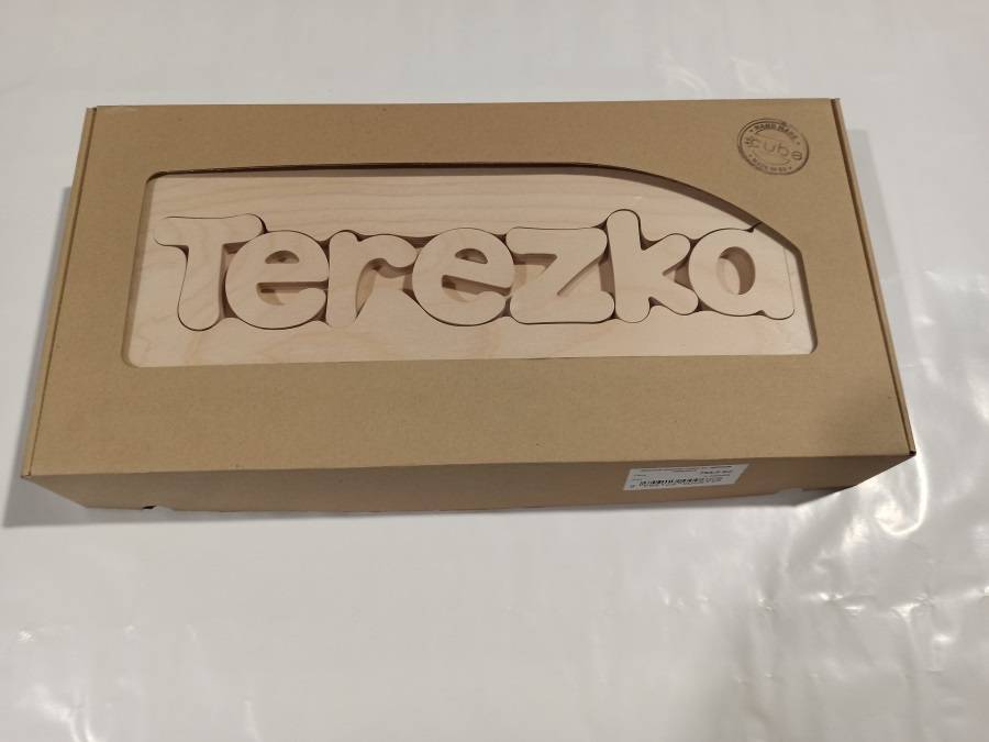 Obrázek k výrobku 49332 - Dřevěná stolička CUBS se JMÉNEM TEREZKA  .