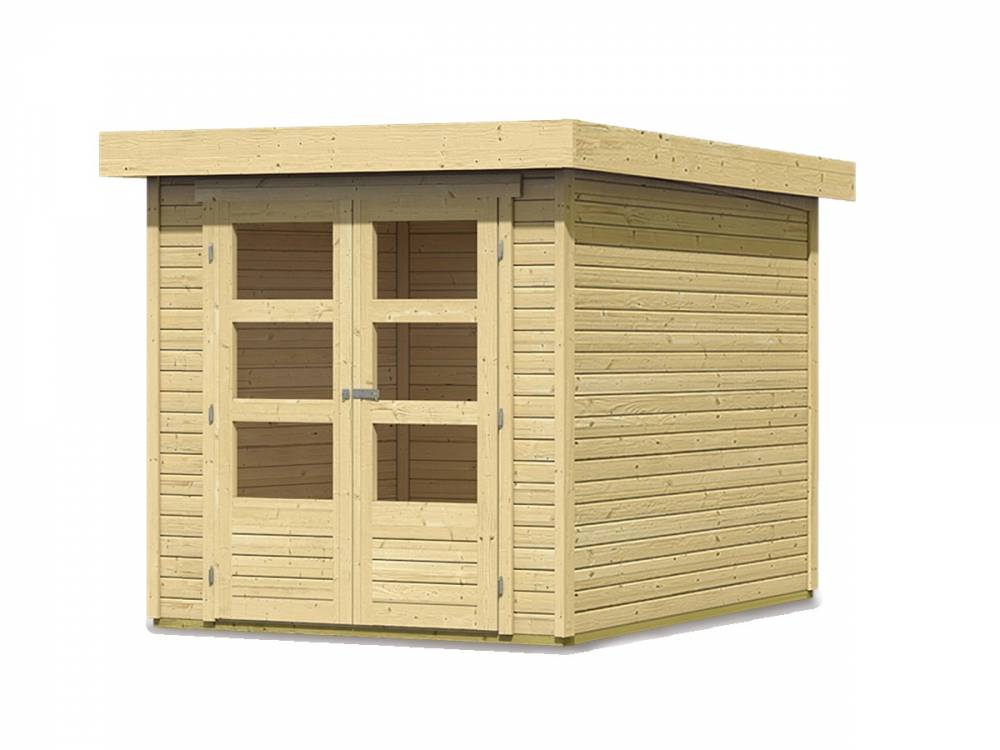 Obrázek k výrobku 53461 - dřevěný domek KARIBU ASKOLA 2 (73059) natur