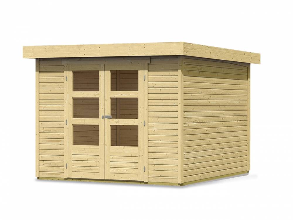 Obrázek k výrobku 53417 - dřevěný domek KARIBU ASKOLA 4 (73061) natur