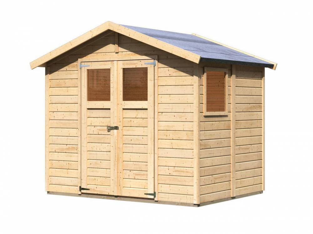 Obrázek k výrobku 53412 - dřevěný domek KARIBU DALIN 1 (45281) natur