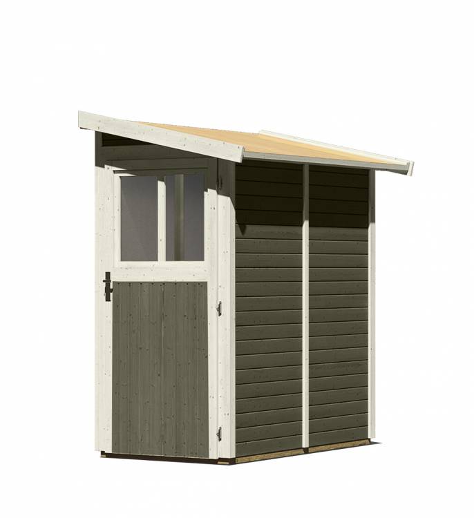 Obrázek k výrobku 79539 - dřevěný domek KARIBU GÖRLITZ (38747) šedý LG3071