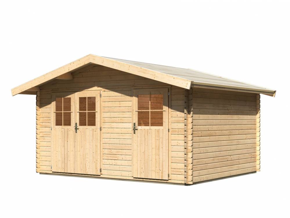 Obrázek k výrobku 53630 - dřevěný domek KARIBU LAGOR 1 (44982) natur