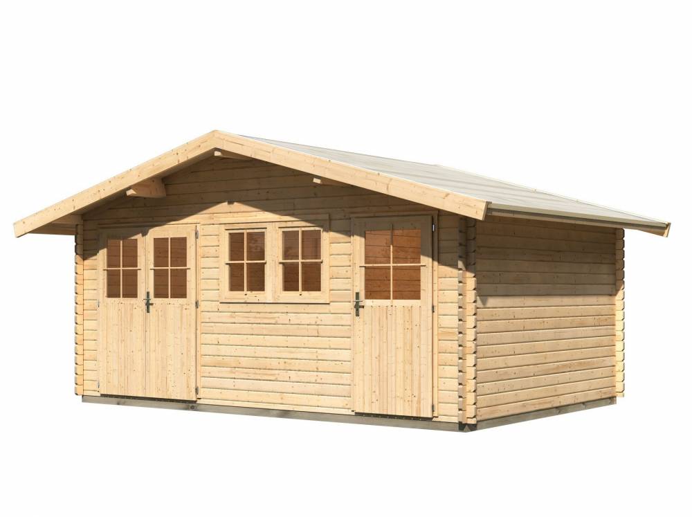 Obrázek k výrobku 21985 - dřevěný domek KARIBU LAGOR 2 (44984) natur