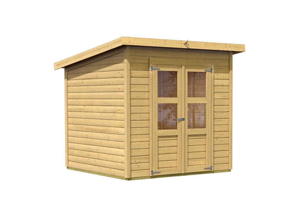 Obrázek k výrobku 53449 - dřevěný domek KARIBU MERSEBURG 4 (68154) natur