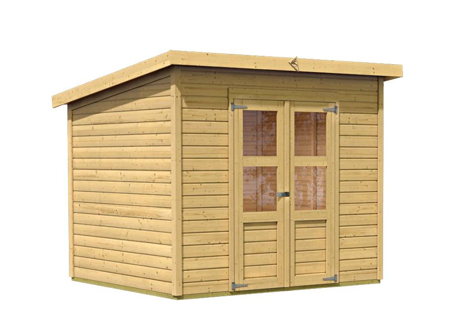 Obrázek k výrobku 53450 - dřevěný domek KARIBU MERSEBURG 5 (68156) natur