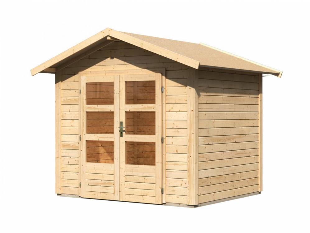 Obrázek k výrobku 53508 - dřevěný domek KARIBU TALKAU 3 (83335) natur