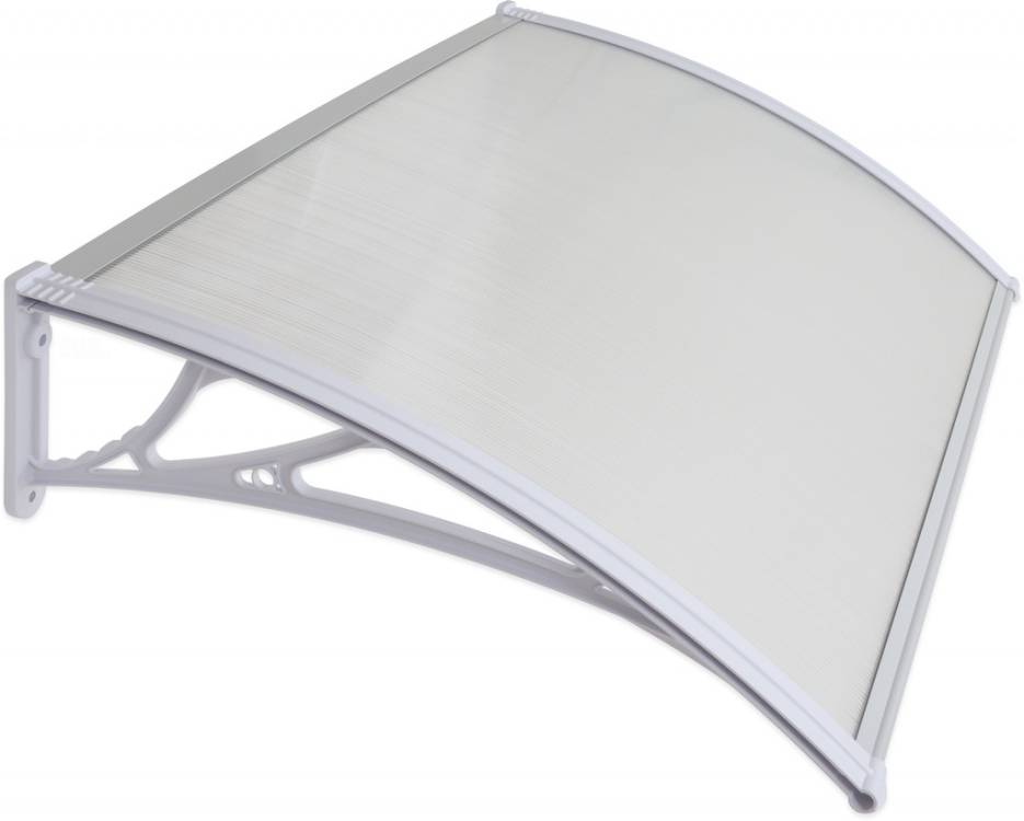 Obrázek k výrobku 91630 - Dveřní vchodová stříška 120x80cm NEDĚLENÁ čirá