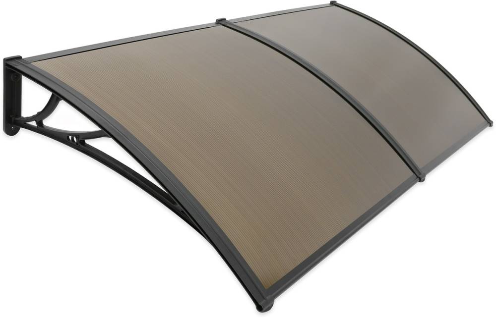 Obrázek k výrobku 91157 - Dveřní vchodová stříška hnědá 100x200 NEDĚLENÁ