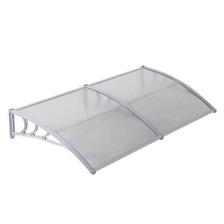 Obrázek k výrobku 91152 - Dveřní vchodová stříška Standart 100x200 cm, čirá